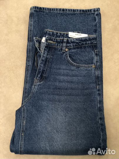 Джинсы широкие утепленные Остин