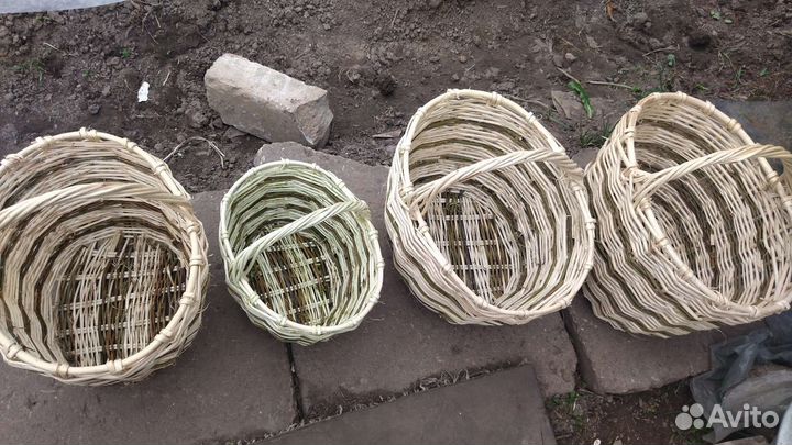 Корзина плетеная для грибов