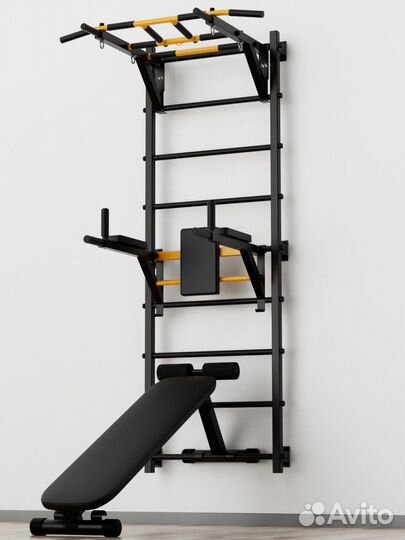 Премиальная шведская стенка c турником New Age S3