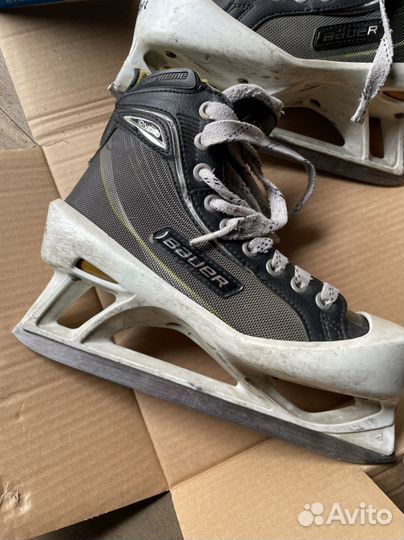 Коньки хоккейные вратарские