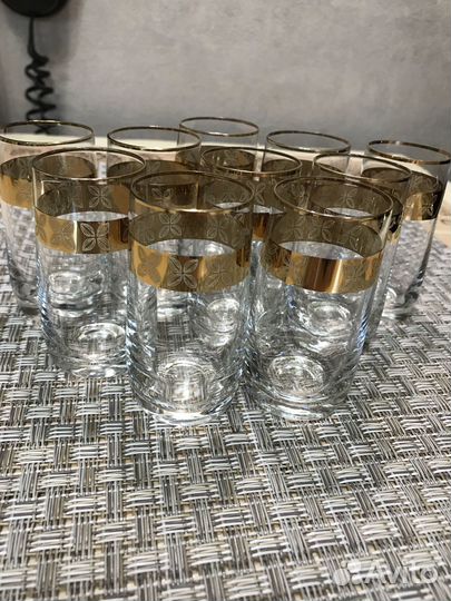 Хрустальные стаканы чехия