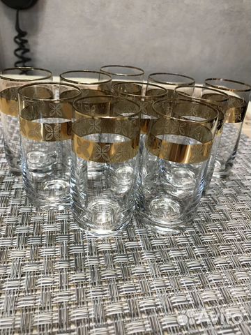 Хрустальные стаканы чехия