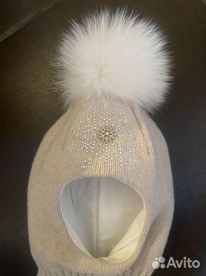 Шапка шлем для девочки 4г