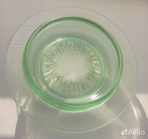 Масленка старинная.Стекло