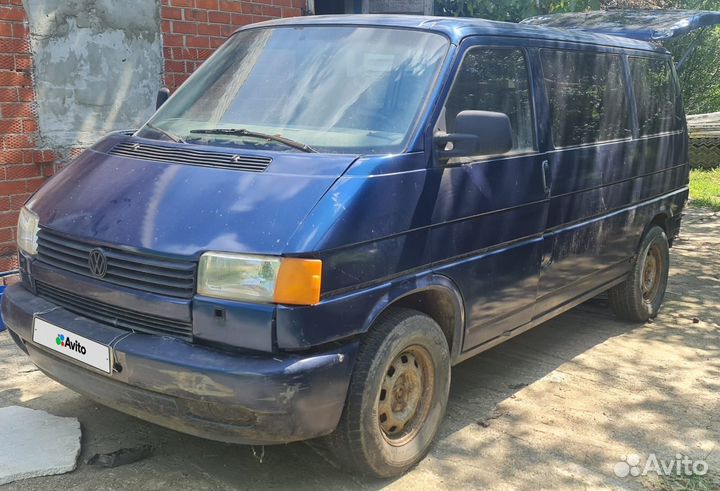 Volkswagen Transporter 2.4 МТ, 1992, 613 000 км