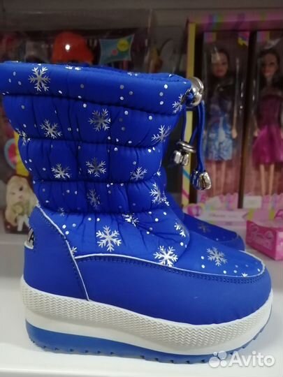 Дутики зимние для девочки р 28, 29