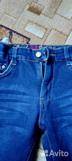 Джинсы для мальчика утеплённые