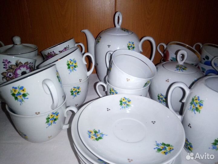 Сервиз чайный советский фарфор