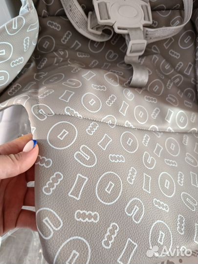 Детский стульчик для кормления junion Pump, беж