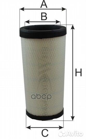 Фильтр воздушный (дополнительный) HCV AG11191 G