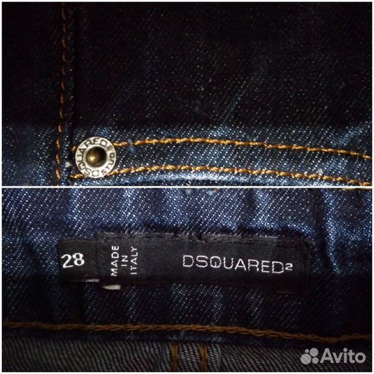 Юбка джинсовая dsquared2, р. 28 (рос. 40/42)