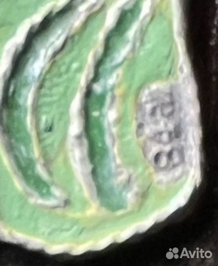 Икона Старинная серебро