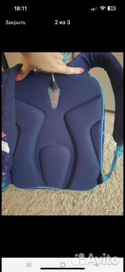 Рюкзак для 1-2 класса для девочки