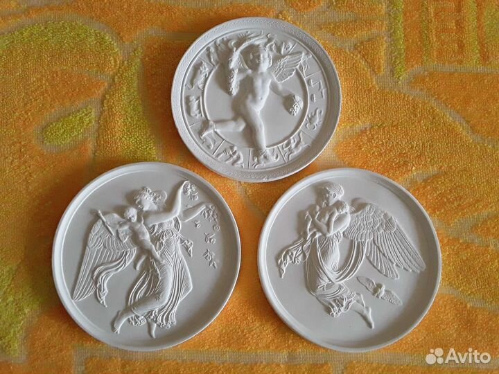 Барельефы настенные (гипс)