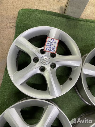 Оригинальные диски Toyota, Suzuki r16