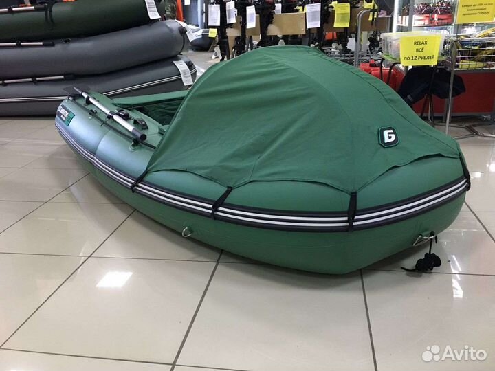 Лодка пвх Gladiator E330 Pro зеленая