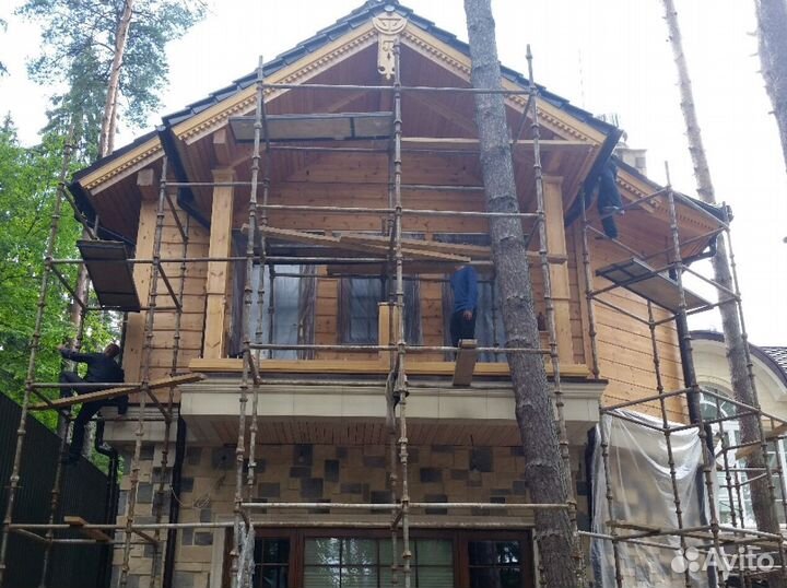 Домокомплект из клееного бруса, ель, 270 на 230