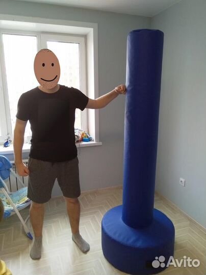 Мешок боксерский напольный из пвх ростом 1,8м