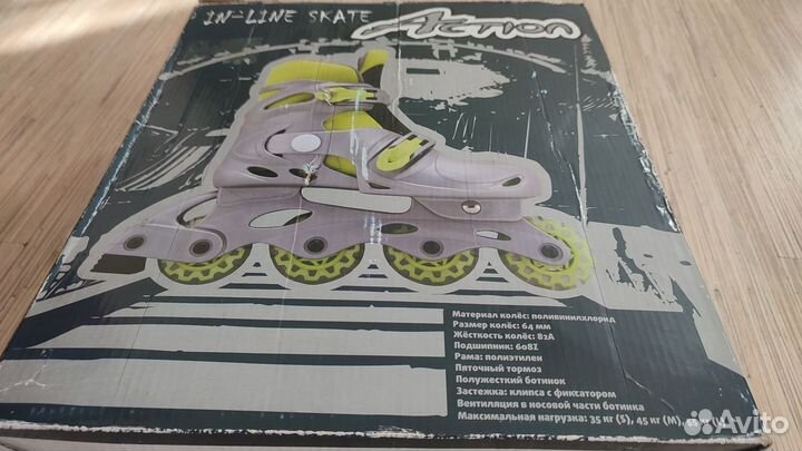 Роликовые коньки детские раздвижные