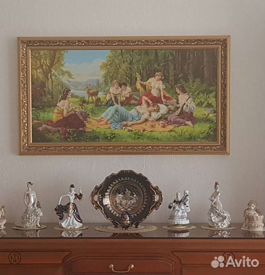 Репродукция хромолитография картины Ханс Зацка