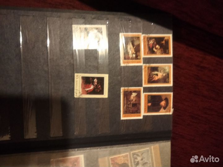 Альбом с марками СССР искусство,часть 1