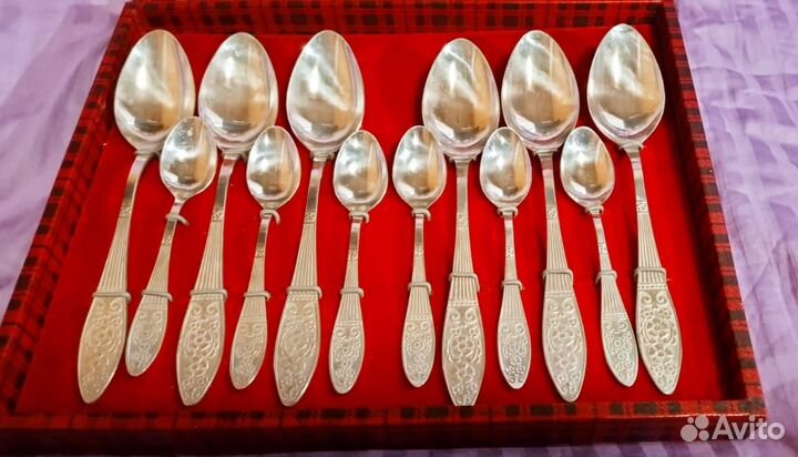 Набор столовых предметов СССР Мельхиор