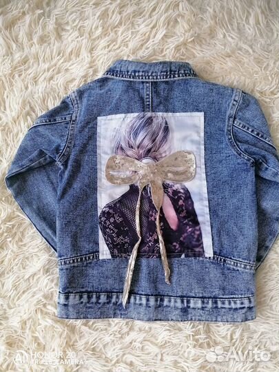 Джинсовая куртка 110-116см