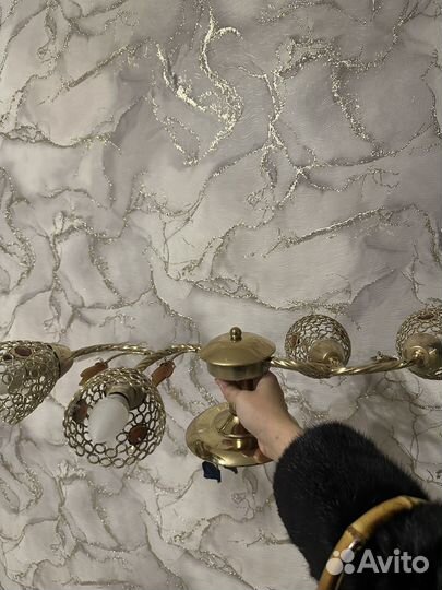 Люстра потолочная бу