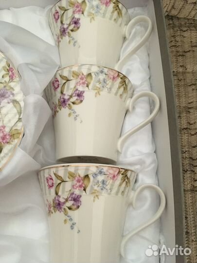 Чайный фарфоровый набор на 6 персон lenardi