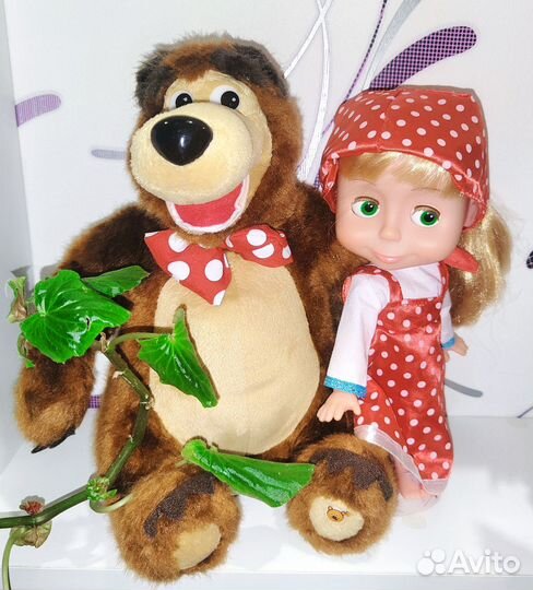 Игрушка Маша и Медведь говорят