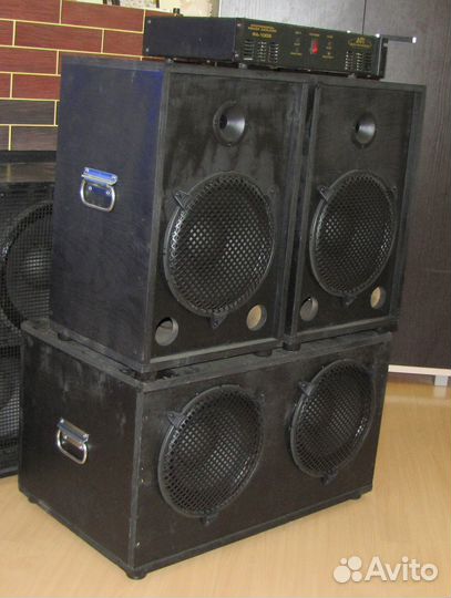 Колонки Сабвуфер 2080W F-Pro 3шт + Усилитель звука