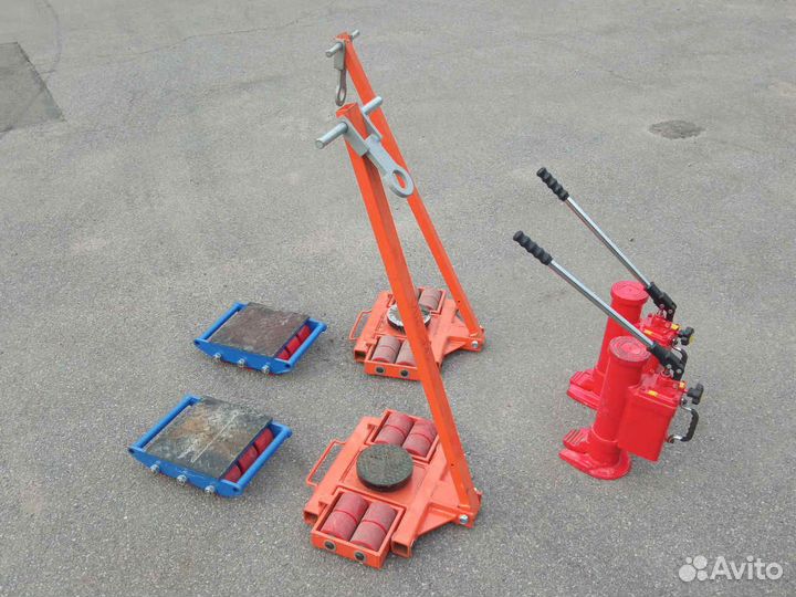 Аренда такелажных комплектов 24-34т с домкратами