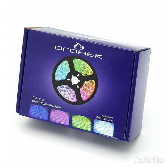Набор LED лента RGB (3528smd,5М,IP20,блок,пульт)