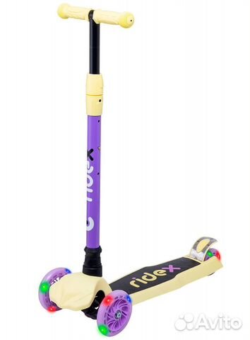 Самокат Ridex Chip 120/80 мм. (3-х колесный) (Све