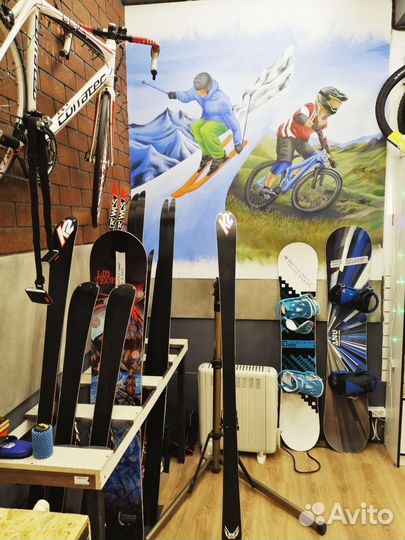 Ремонт горных, беговых лыж и сноубордов