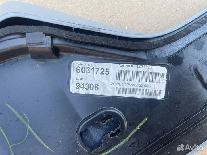 Спойлер крышке багажника верхний BMW X6M F96 G06