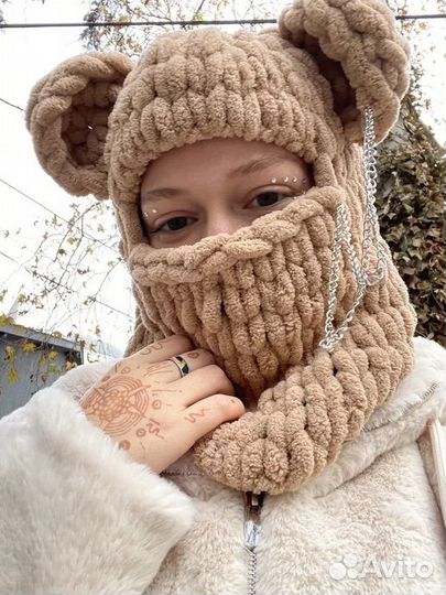 Шапка-шарф, балаклавы, повязки с ушками