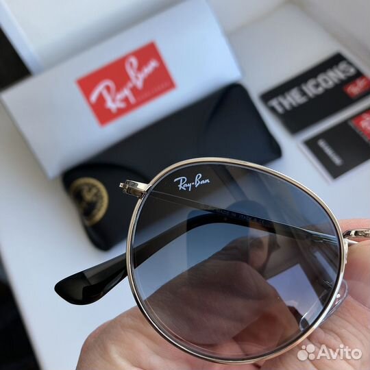 Очки ray ban round metal