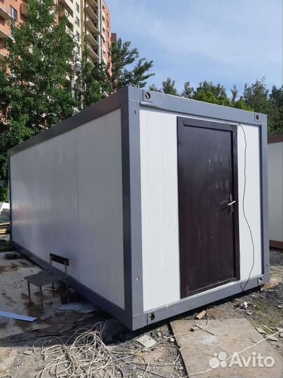 Мощный блок-контейнер из сэндвич-панелей бу