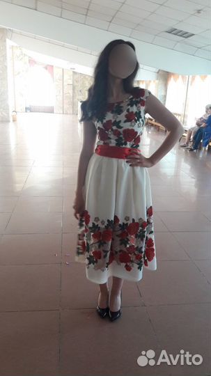 Летнее платье лен 100