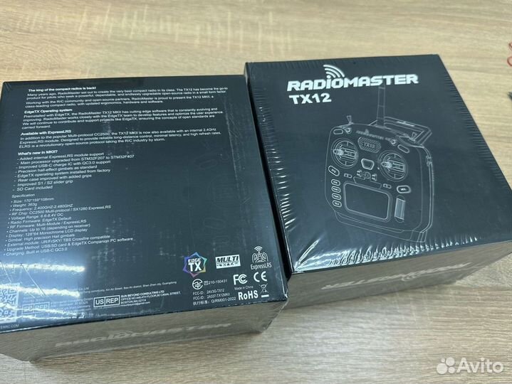 Пульт для FPV дрона Radiomaster TX12 MK2 elrs +АКБ