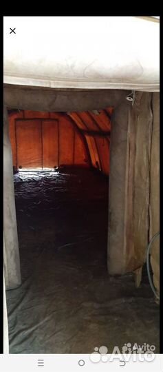 Палатка надувная пневмокаркасная