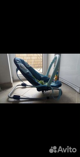 Шезлонг детский качалка