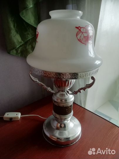 Лампа настольная рэтро СССР