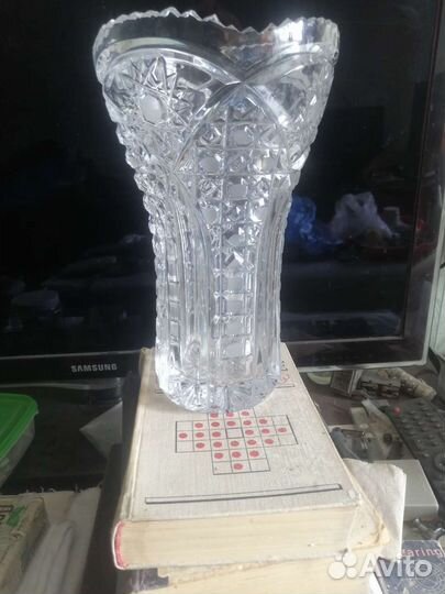 Ваза хрустальная большая СССР
