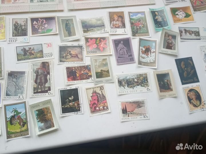 Камерунские, нигер-е, СССР, польские, куб-е марки