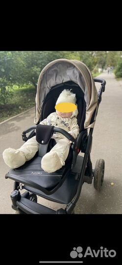 Коляска 2 в 1 эко кожа mr sandman