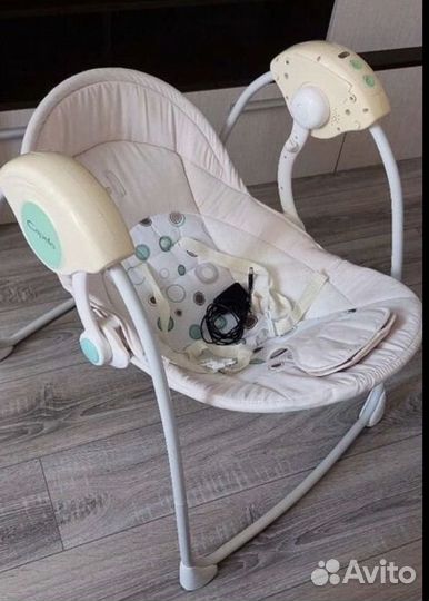 Детские электронные качели для новорожденных
