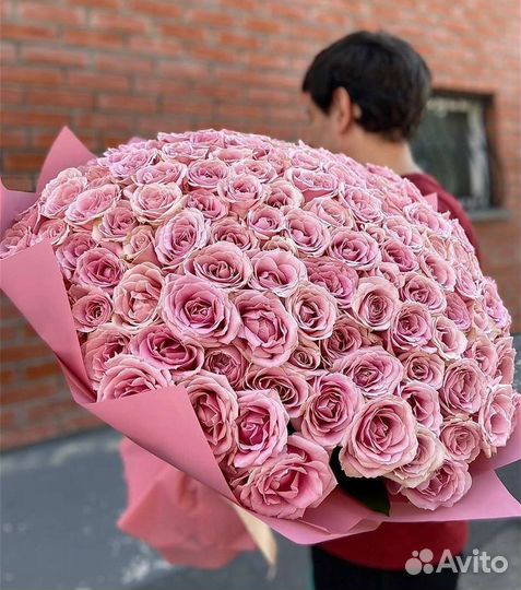 Букет 101 роза. Цветы с доставкой