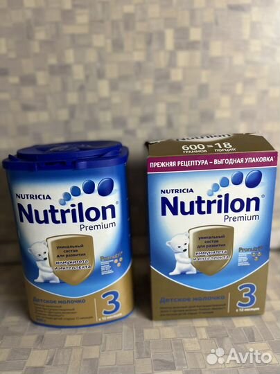 Детская смесь Nutrilon Premium 3 с 12 месяцев